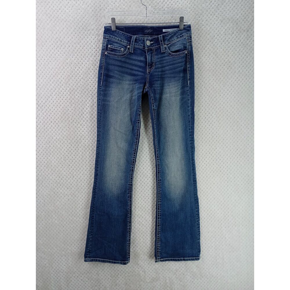 Daytrip Virgo Bootcut Women's 26 Long Distressed Mid Rise Jeans